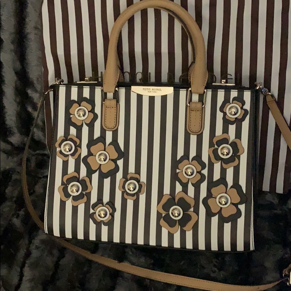 NWT HENRI BENDEL TURN LOCK CENTENNIAL PETAL BAG